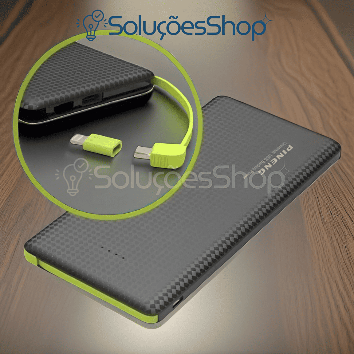 PowerCharge Pro - Carregador 10000mAh Portátil Universal e Compacto
