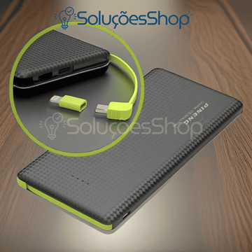 PowerCharge Pro - Carregador 10000mAh Portátil Universal e Compacto
