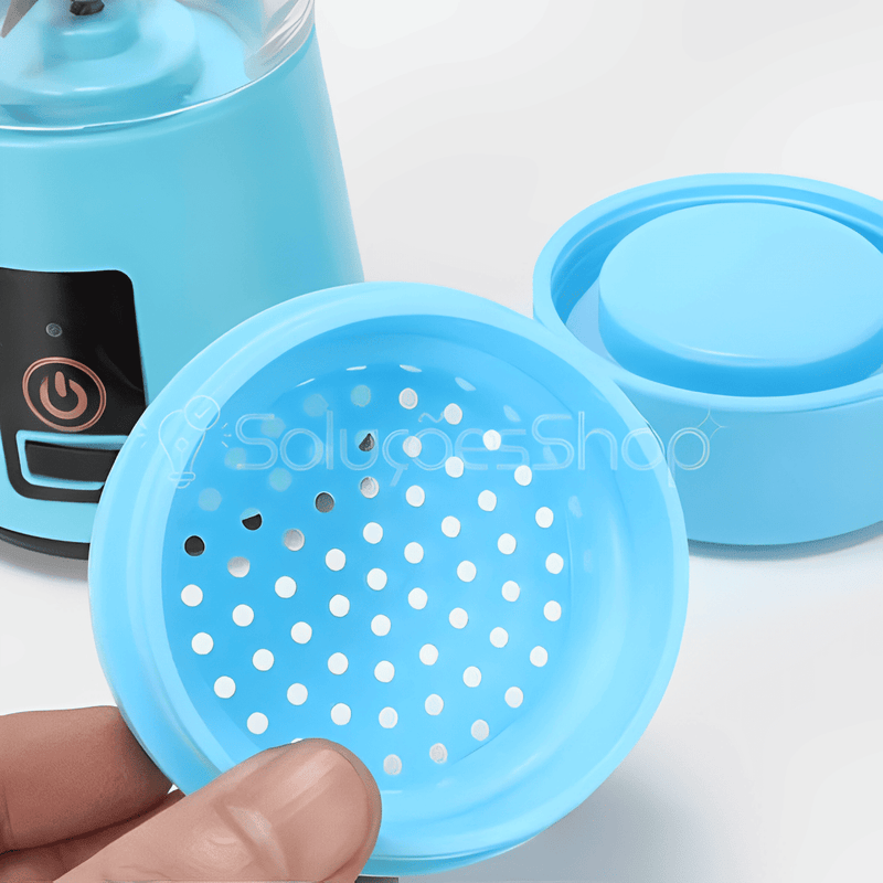 MixGo - Mini Liquidificador Portátil Recarregável - Com 6 Lâminas