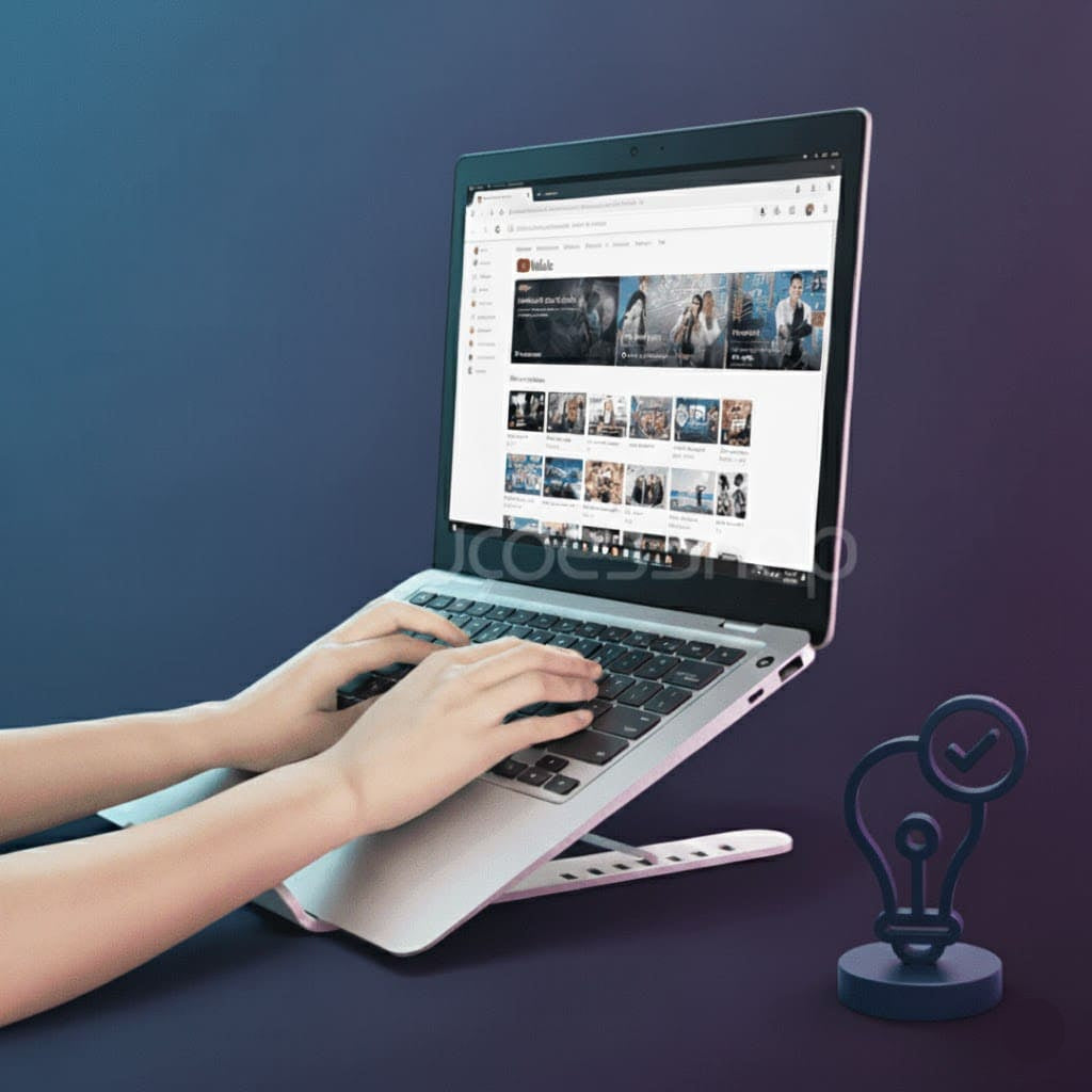 PosturaFlex™ - Suporte Ajustável, Universal, Retrátil e Portátil 🔥