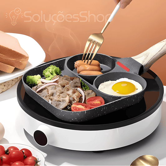 Panela StoneFlame 3 em 1 – Otimize Seu Tempo, Preserve Seu Sabor, Cozinhe com Saúde